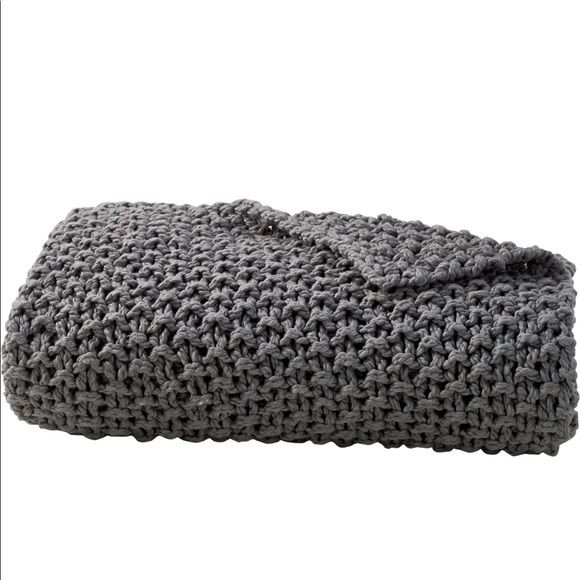 Dkny Bedding Dkny Nwt Pure Chunky Knit Throw Blanket Poshmark